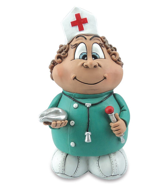 Funny Piggy Bank, Nurse 20.5cm