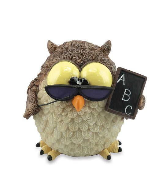 Funny Collection Owl Teacher Money Box 11 cm