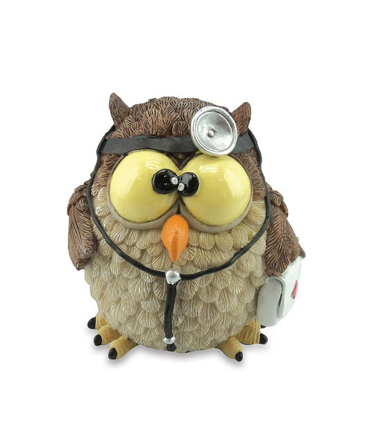 Funny Collection Doctor Owl Money Box 11.5 cm
